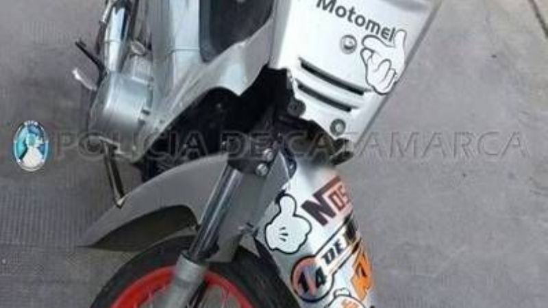 Retienen motocicleta en el Sur