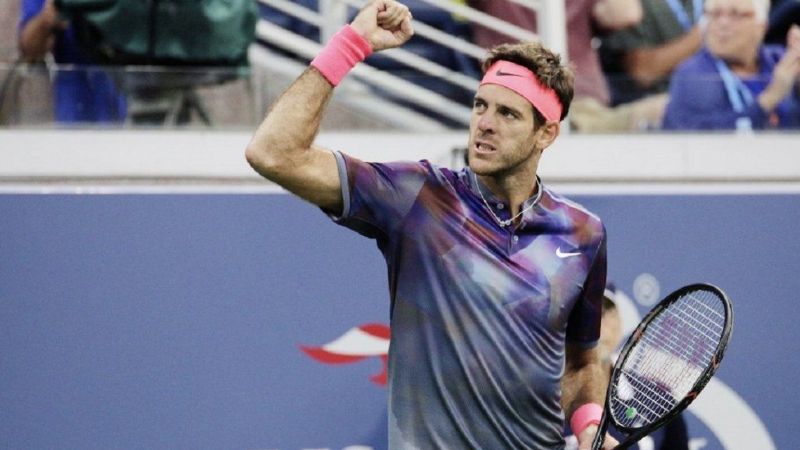 Enorme: Del Potro pasó a semifinales venciendo a Federer