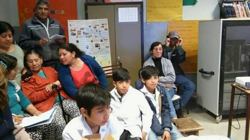 Capacitación en cultivo hidropónico en Ancasti