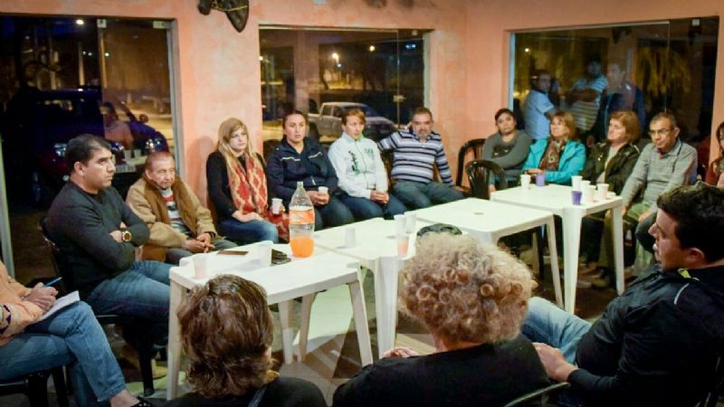 Gestiones por el agua potable en Balcozna