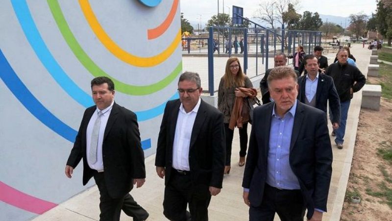 Amaya recorrió obras con Jalil