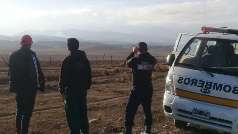 Apagaron el incendio forestal en Aconquija