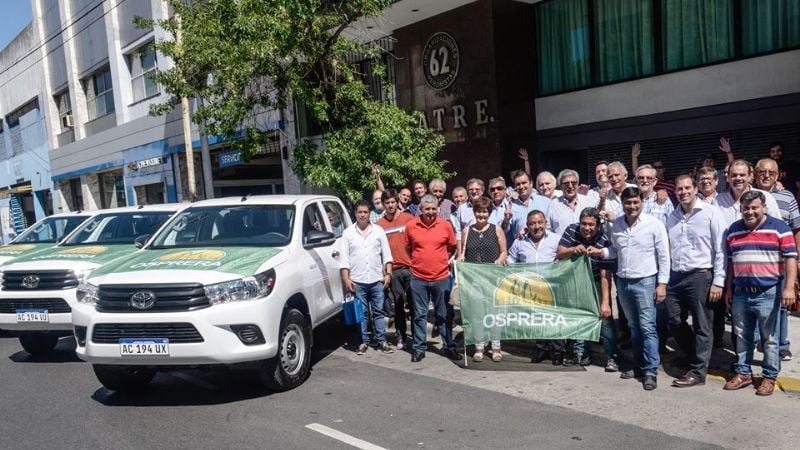 Nuevas camionetas en OSPRERA para la atención de sus beneficiarios