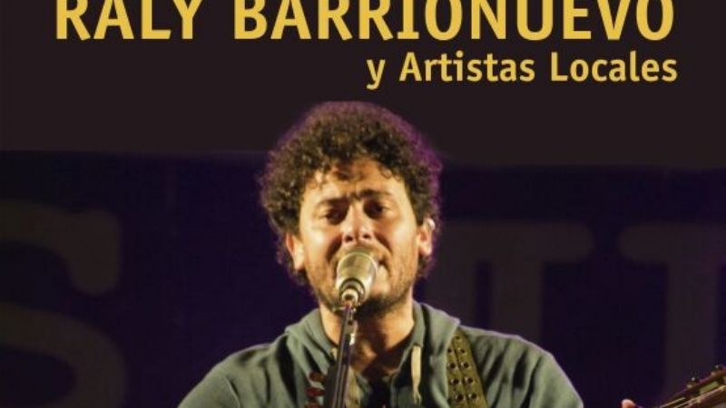 Raly Barrionuevo en la Fiesta del Pueblo en Las Juntas