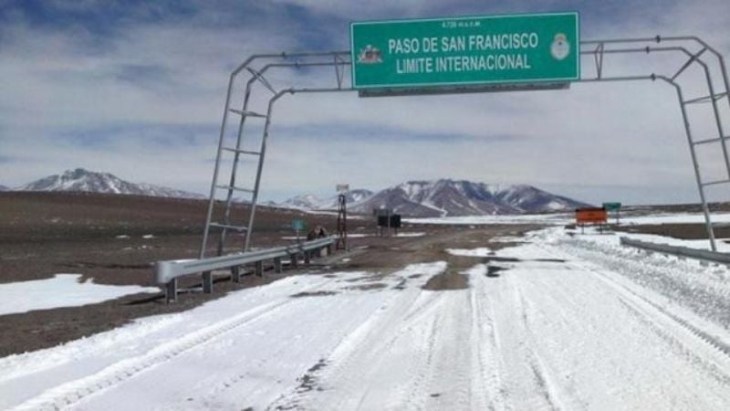 El Paso de San Francisco se encuentra habilitado