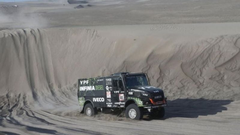 Sin embrague, Villagra llegó 5to. y está 2do. en la General