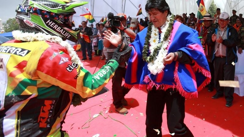 La Paz y Bolivia convulsionadas con el Dakar 2018