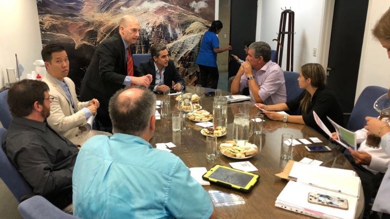Minería: reunión con profesionales del Departamento de Estado de EE.UU.