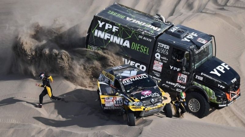 El “Coyote” protagonista de “la” foto del Dakar 2018
