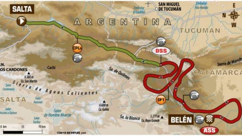 El Dakar 2018 corre mañana la 10ma. entre Salta y Belén