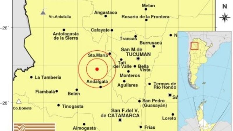 Se registraron dos temblores en las últimas horas