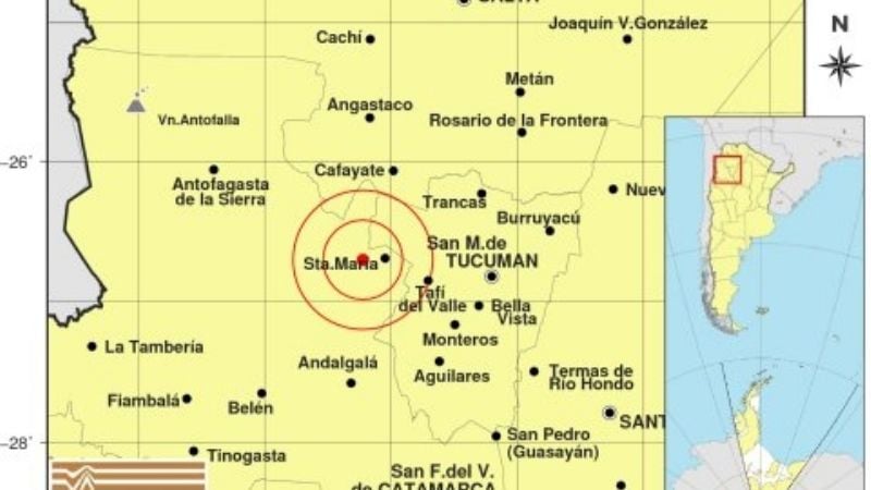 Se registraron dos temblores en las últimas horas