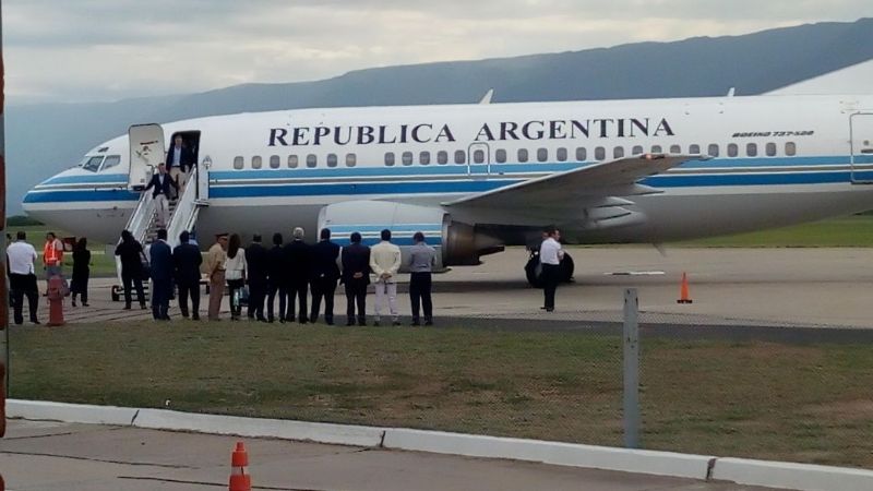 Llegó el Presidente Macri