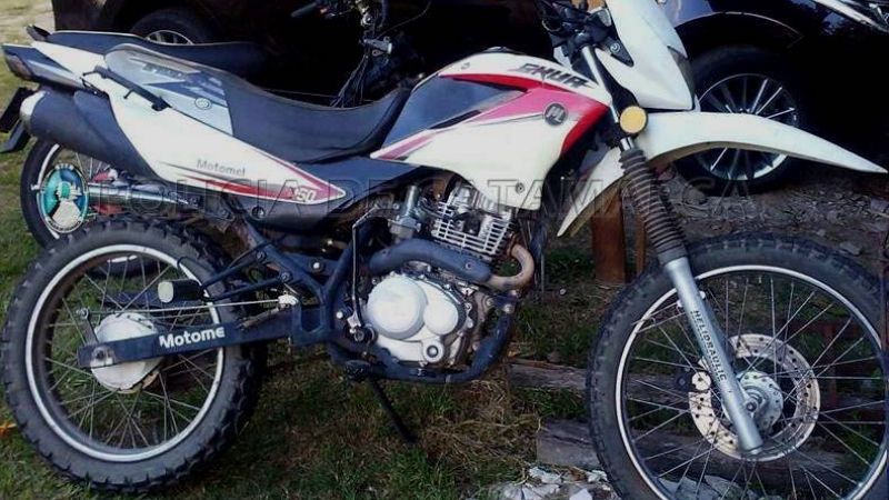 Secuestran una motocicleta abandonada en Ancasti