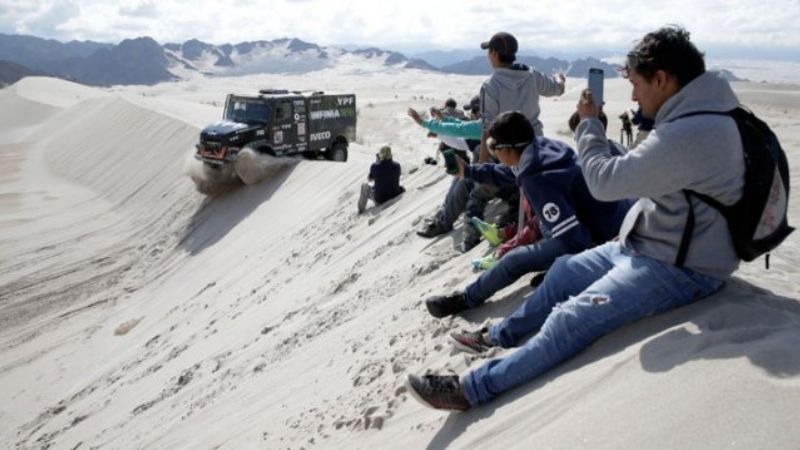 Fiambalá puso en la cima al camión de Villagra