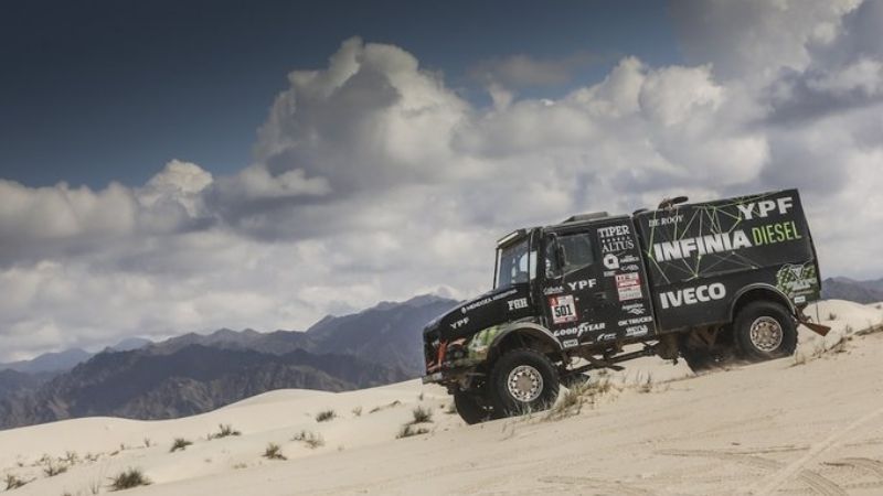 Fiambalá puso en la cima al camión de Villagra