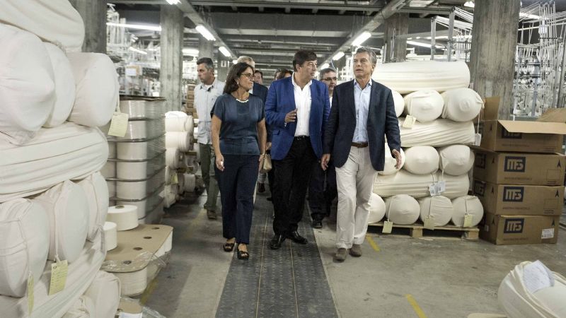 Macri y un gesto a Corpacci  tras el apoyo a la reforma previsional