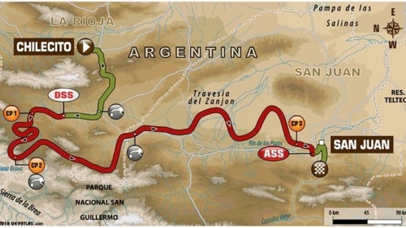 El Dakar sin motos ni “cuatris” rumbo a San Juan