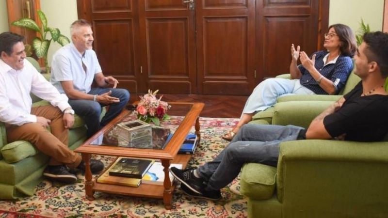 Lucía Corpacci recibió a “La Joya” Barrionuevo