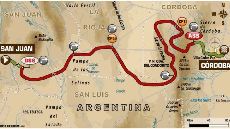 La penúltima etapa del Dakar llega a Córdoba