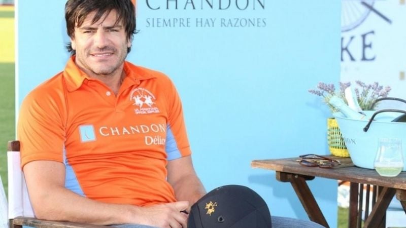 Barrantes, ex Pampita, en la exhibición de Polo en Las Juntas