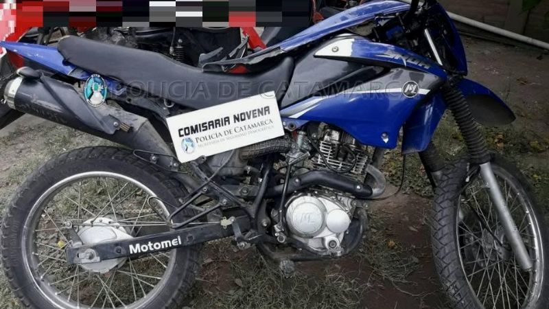 Fueron atrapados ladrones de moto