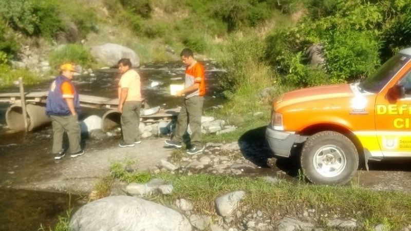 Defensa Civil inspecciona ríos y lugares de acampe tras las lluvias