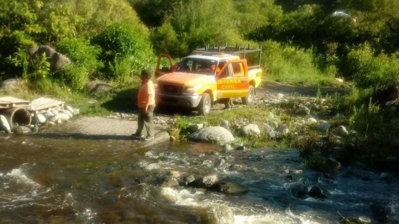 Defensa Civil inspecciona ríos y lugares de acampe tras las lluvias