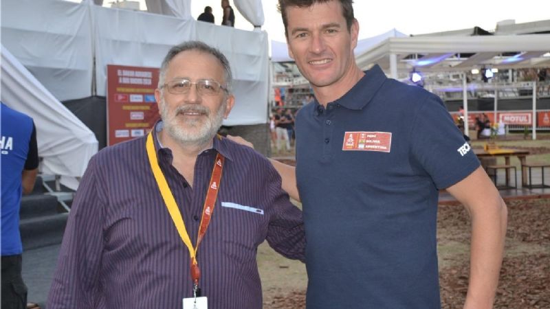 Solá Jais representó a Catamarca en el podio del Dakar