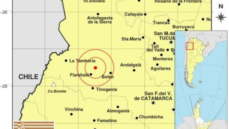 Catamarca se sigue moviendo: se registraron dos temblores más