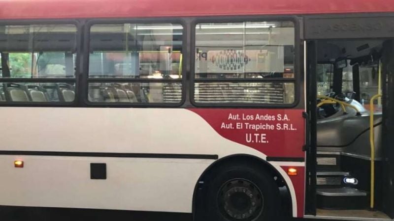Una mujer sufrió lesiones al caer del colectivo