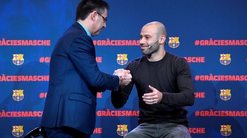 Con todos los honores, Mascherano dejó al Barecelona