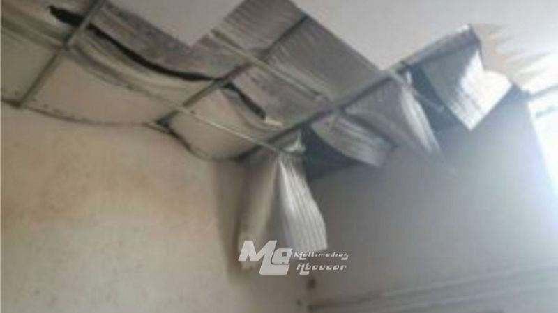 Remolino levantó el techo de chapa de una escuela