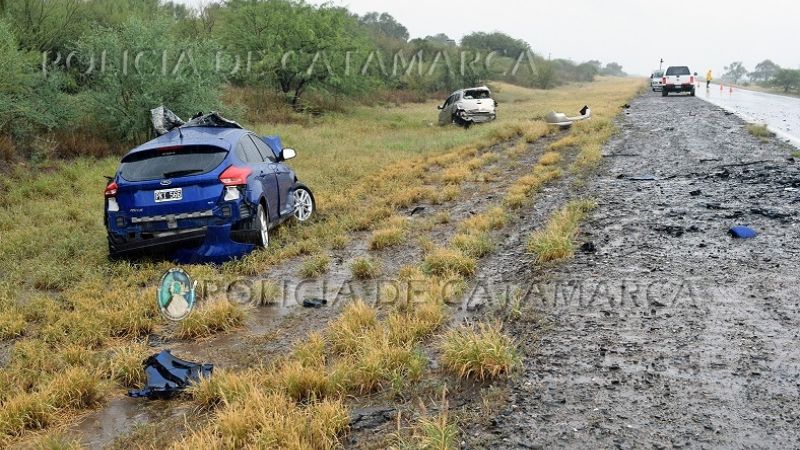 Impresionantes fotos del choque frontal en la Ruta Nacional N°38
