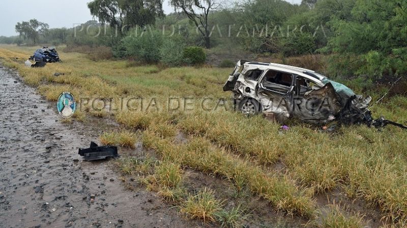 Impresionantes fotos del choque frontal en la Ruta Nacional N°38