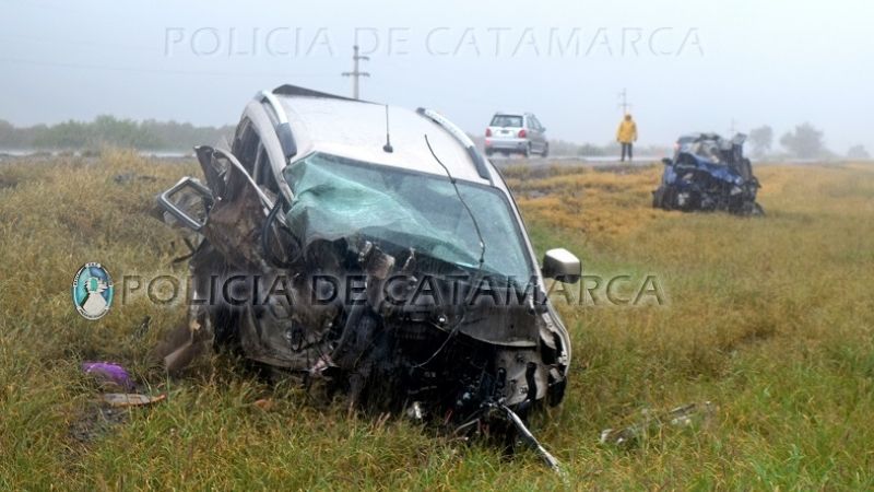 Impresionantes fotos del choque frontal en la Ruta Nacional N°38