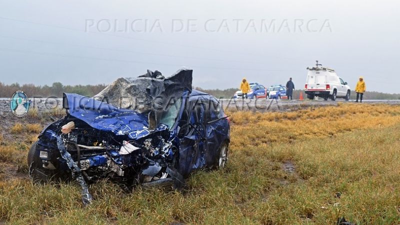 Impresionantes fotos del choque frontal en la Ruta Nacional N°38