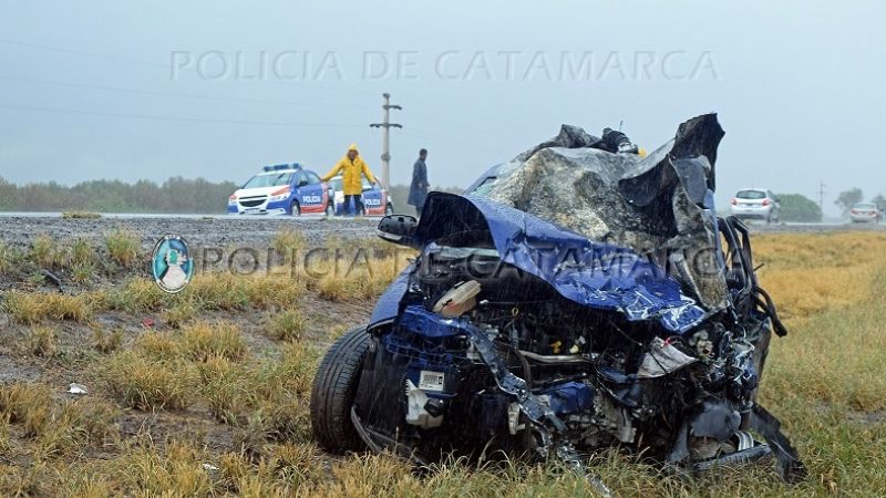 Impresionantes fotos del choque frontal en la Ruta Nacional N°38