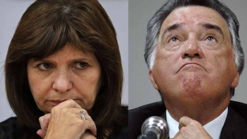 Para Bullrich, "Barrionuevo se está autoacusando"