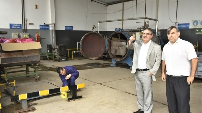El ministro Bergman llega a la provincia para inaugurar la planta de tratamiento