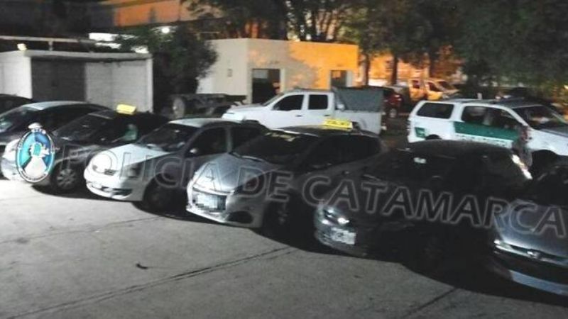 En Andalgalá secuestran 7 autos que estarían vinculados al narcotráfico