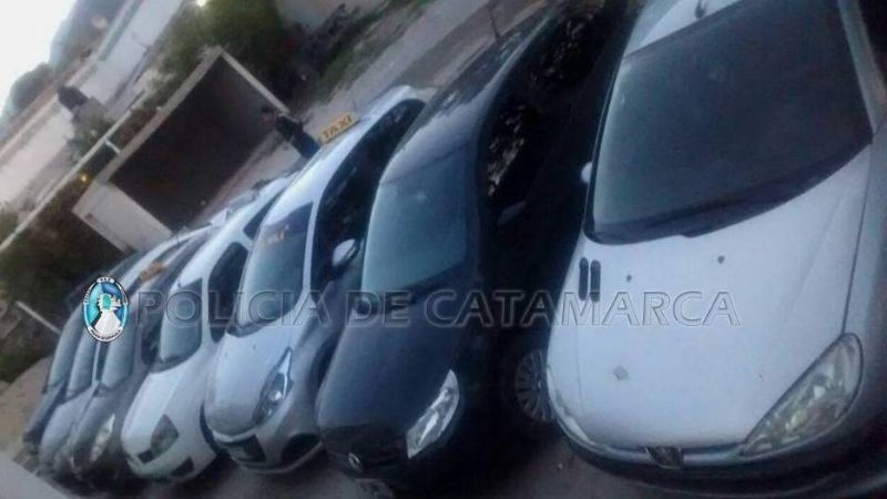 En Andalgalá secuestran 7 autos que estarían vinculados al narcotráfico