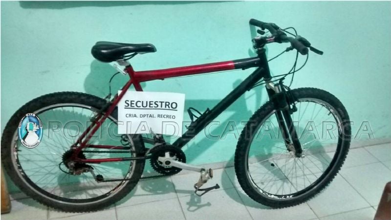 Recuperaran una bicicleta robada en Recreo