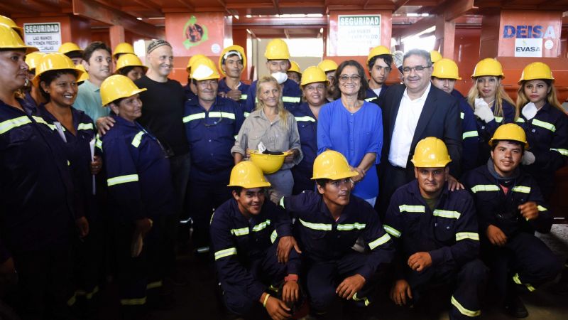 Lucía en la Planta de Tratamiento de Residuos