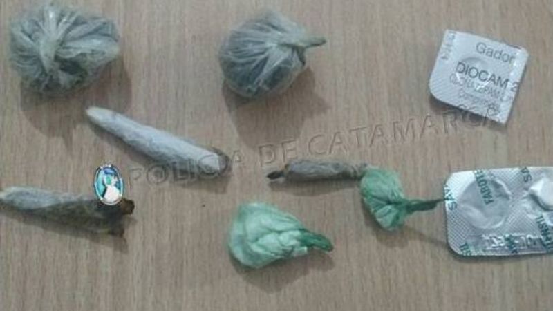 Secuestran droga que llevaban a un festival de rock en Santa María