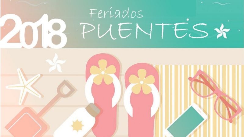 ¿Cuáles son los feriados puente de 2018?