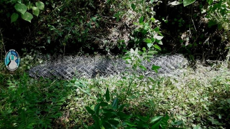 Recuperan rollo de alambre robado