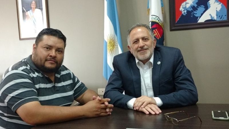 El intendente de Hualfín visitó el Senado