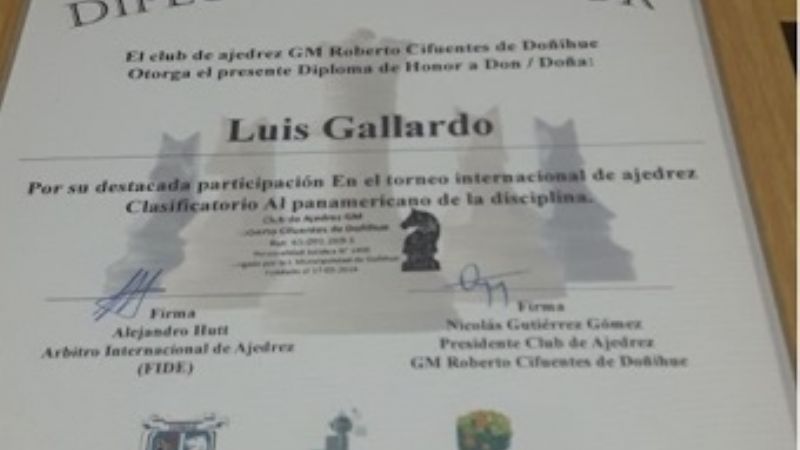 Positivo paso del ajedrez catamarqueño por Chile