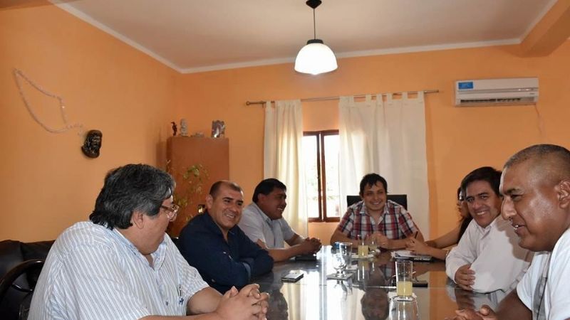 Nóblega recibió al ministro de Gobierno